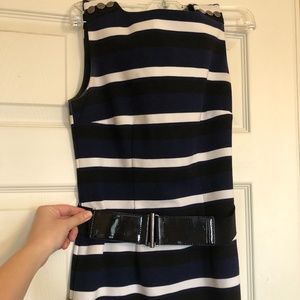 Sleeveless striped dress